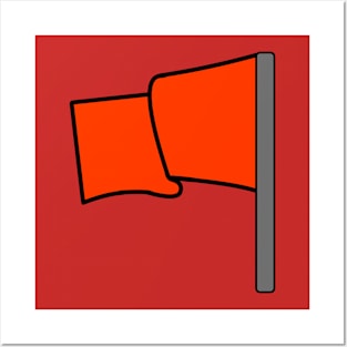 Red Flag Posters and Art